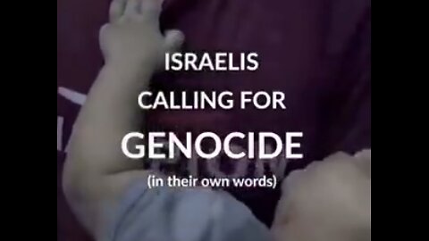 Even Israelis Are Openly Admitting That They’re Committing Genocide.