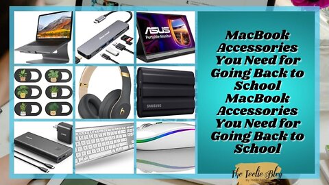 The Teelie Blog | MacBook Accessories You Need for Going Back to School | TeelieTurner