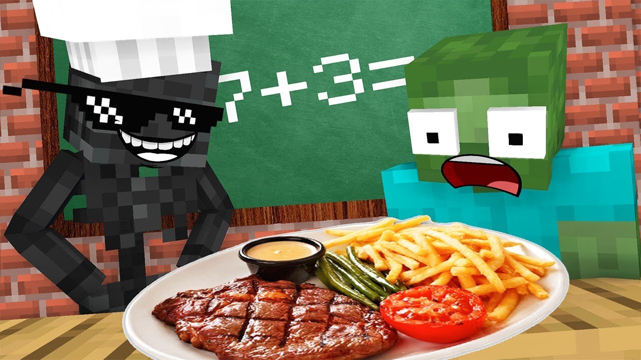 Monster School : BABY MONSTERS COOKING CHALLENGE ALL EPISODE - Minecraft Animation