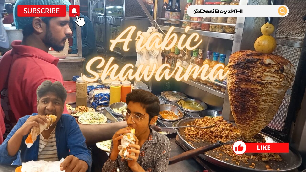 Arabic Shawarma | Ajmeeri Ka Arabic chicken shawarma | Arabic chicken shawarma @DesiBoyzKHI