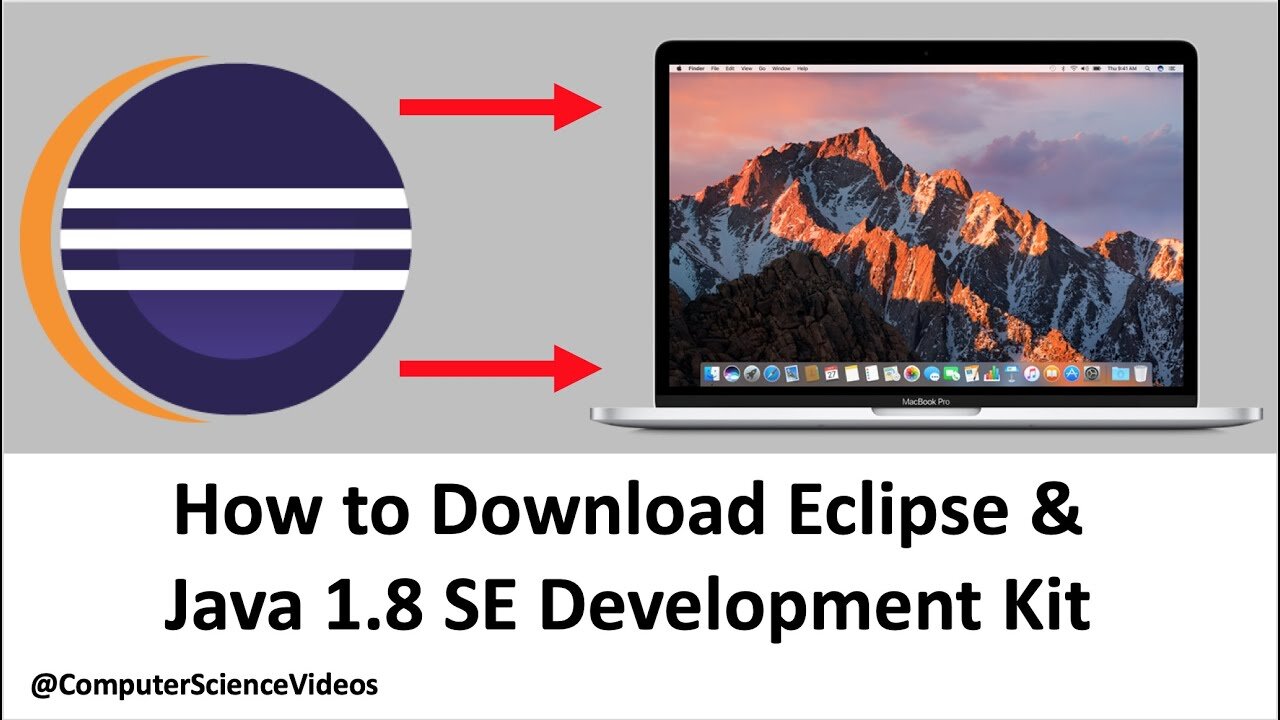 How to DOWNLOAD Eclipse & Java 1.8 SE Development Kit On a Mac Computer - Basic Tutorial | New