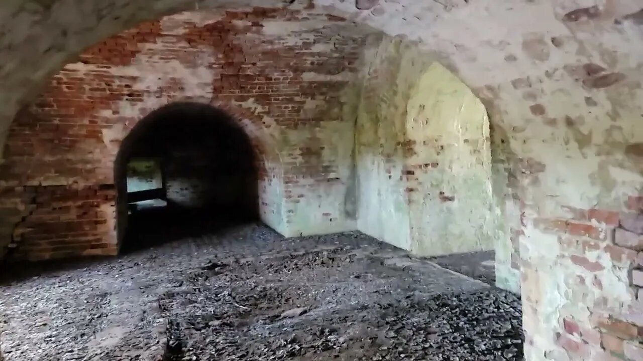 Exploring an Old World Star Fort , Fort Pike , Louisiana