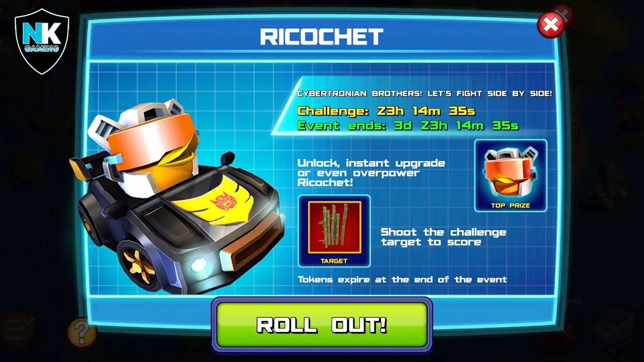 Angry Birds Transformers 2.0 - Ricochet - Day 3