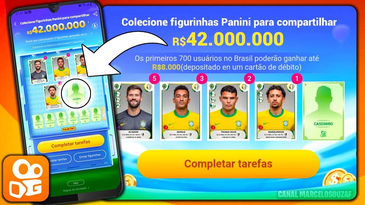 Colecione Figurinhas Panini no Kwai para Ganhar e Sacar Pix