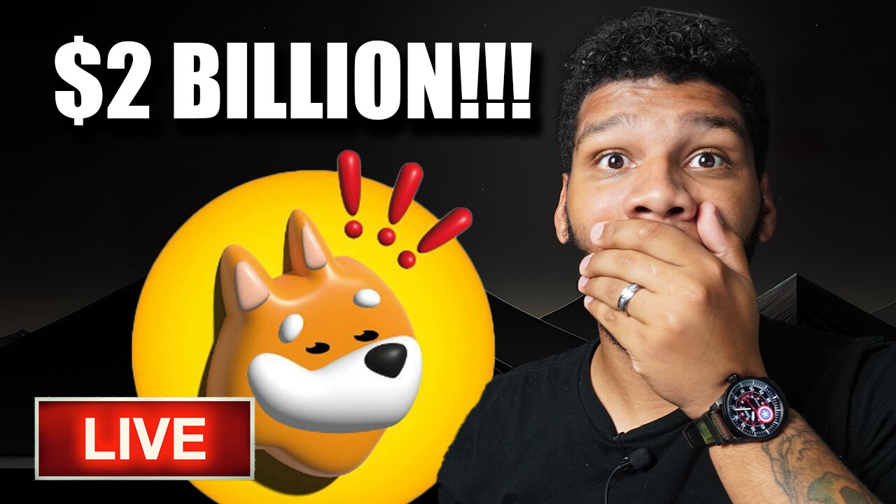 #BONK EXPLODED TO ALMOST $2 BILLION MARKET CAP!!! TOP #MEMECOIN OF 2024 BULL RUN!