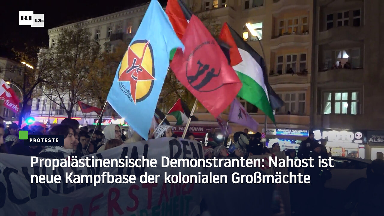 Propalästinensische Demonstranten: Nahost ist neue Kampfbase der kolonialen Großmächte