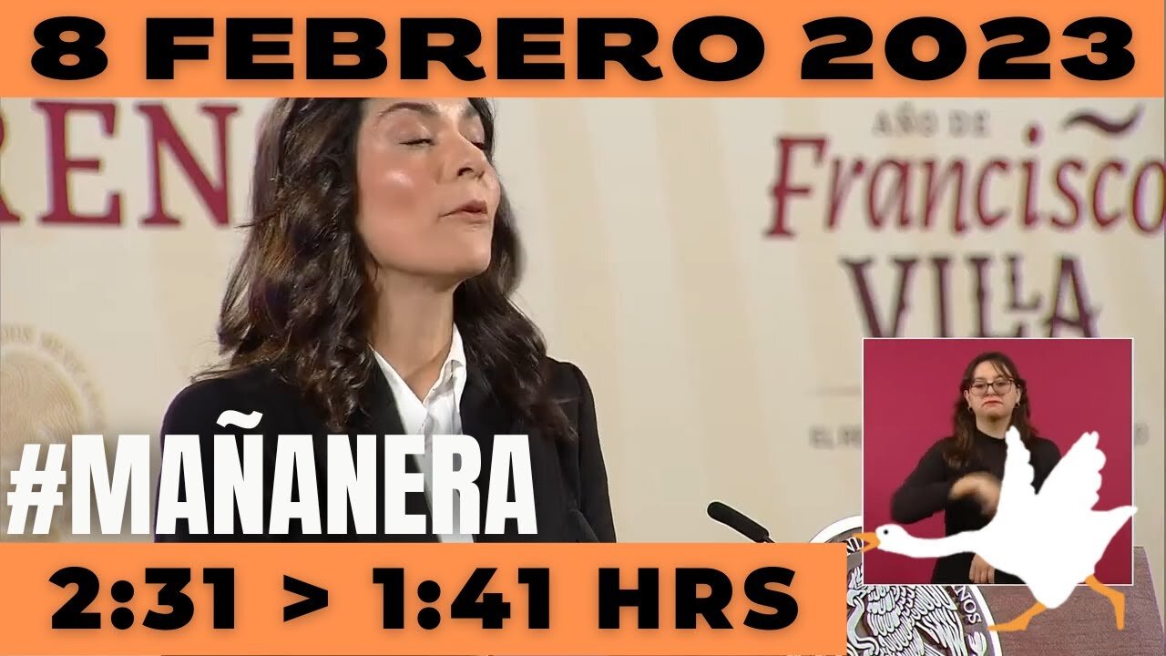 💩🐣👶 #AMLITO | Mañanera Miércoles 8 de Febrero 2023 | El gansito veloz de 2:31 a 1:41.