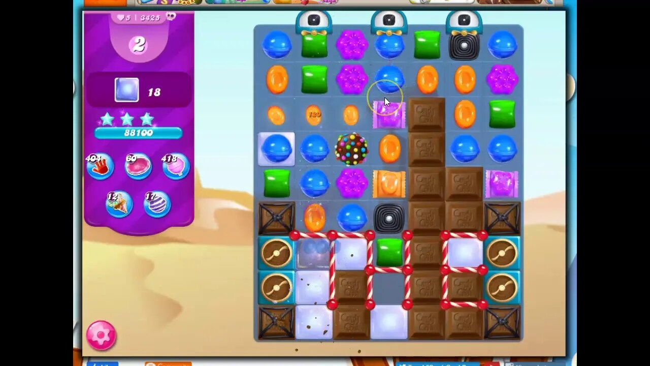 Candy Crush Level 3425 Talkthrough, 31 Moves 0 Boosters