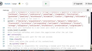 SPAGS - Making of my Python Spelling Game Part 3