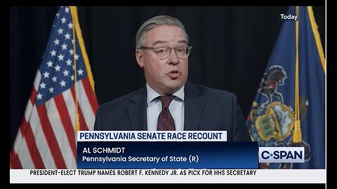 Pennsylvania Secretary of Commonwealth Provides Update on U.S. Senate Race Recount