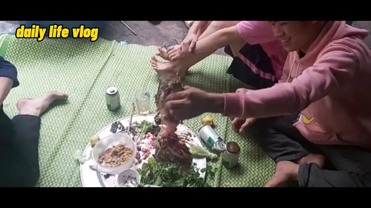 eat all the fish meat and only bones | daily life vlog