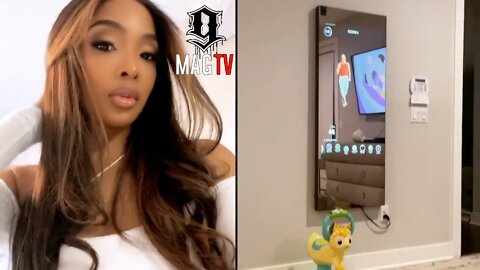 Princess Love Tries To Convince Mom To Use Her Interactive Workout Mirror! 🤣