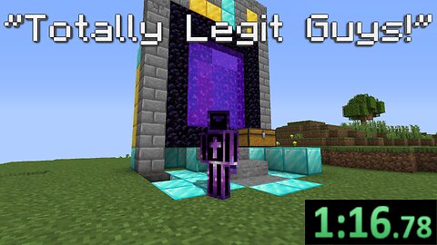 The Most Outrageous Fake Minecraft Speedrun Ever