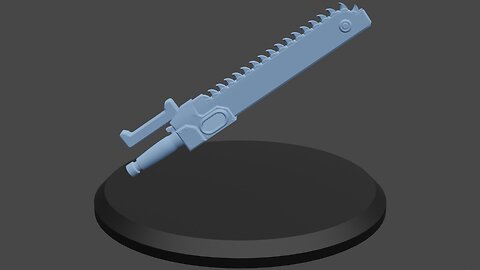 Blender Timelapse (Warhammer 40k Chainsword)