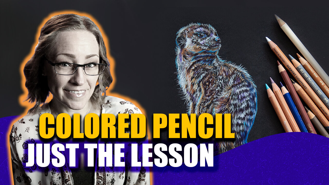 Real-time FULL COLORED PENCIL lesson!!