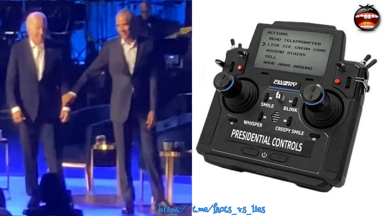 Obama Panics As His Biden Remote Control Loses Connection