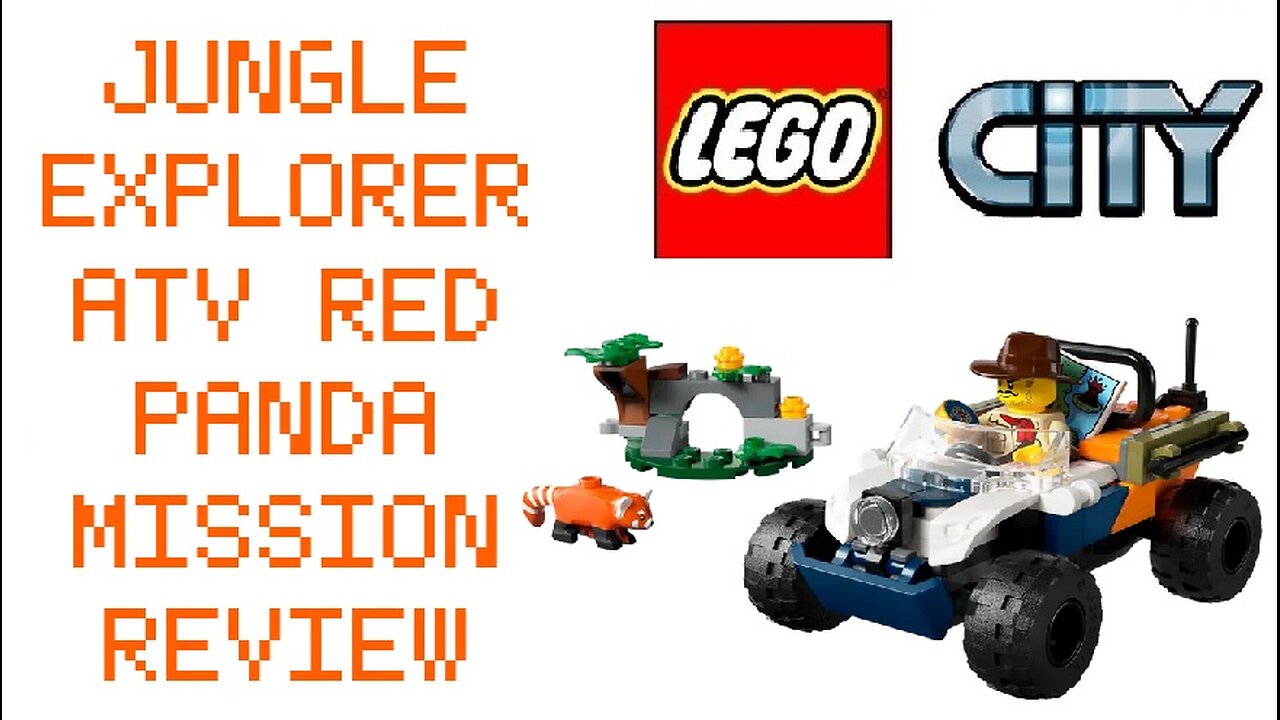 Lego City Jungle Explorer ATV Red Panda Mission Review