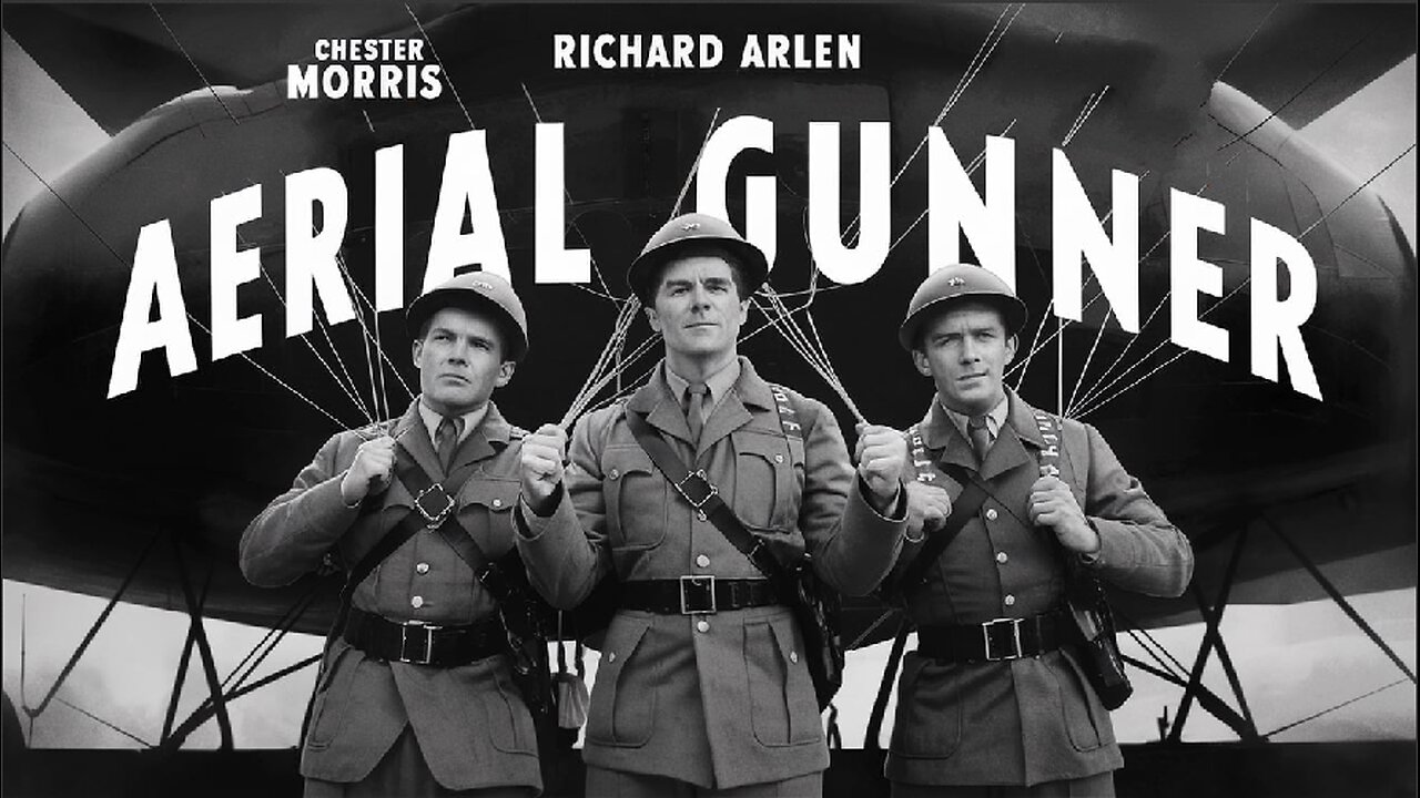 AERIAL GUNNER (1943)Richard Arlen,Chester Morris & Amelita Ward | Drama| B&W | Vintage Cinema