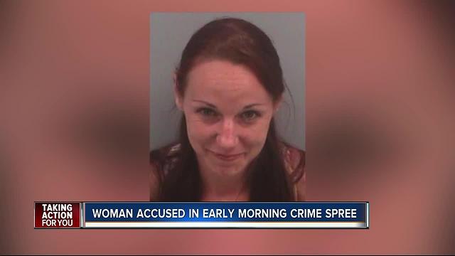 Police: Woman went on hit-and-run rampage