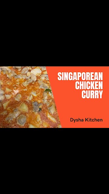Cooking Singaporean Chicken Curry at Home. Cooking Idea & Inspiration. Dysha Kitchen. #shorts