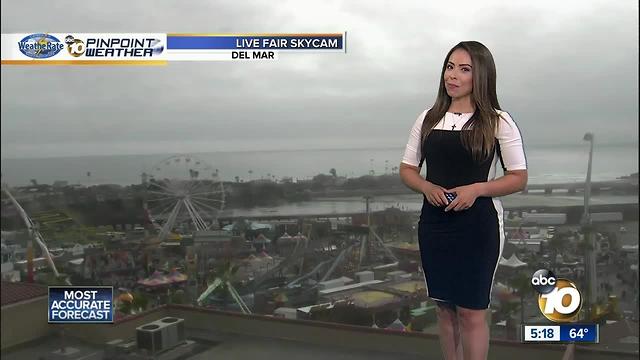 10News Pinpoint Weather with Meteorologist Angelica Campos