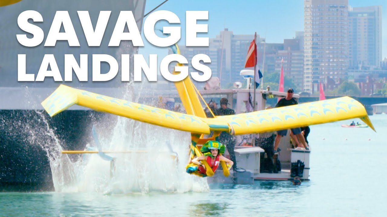 8 SAVAGE Landings At Red Bull Flugtag