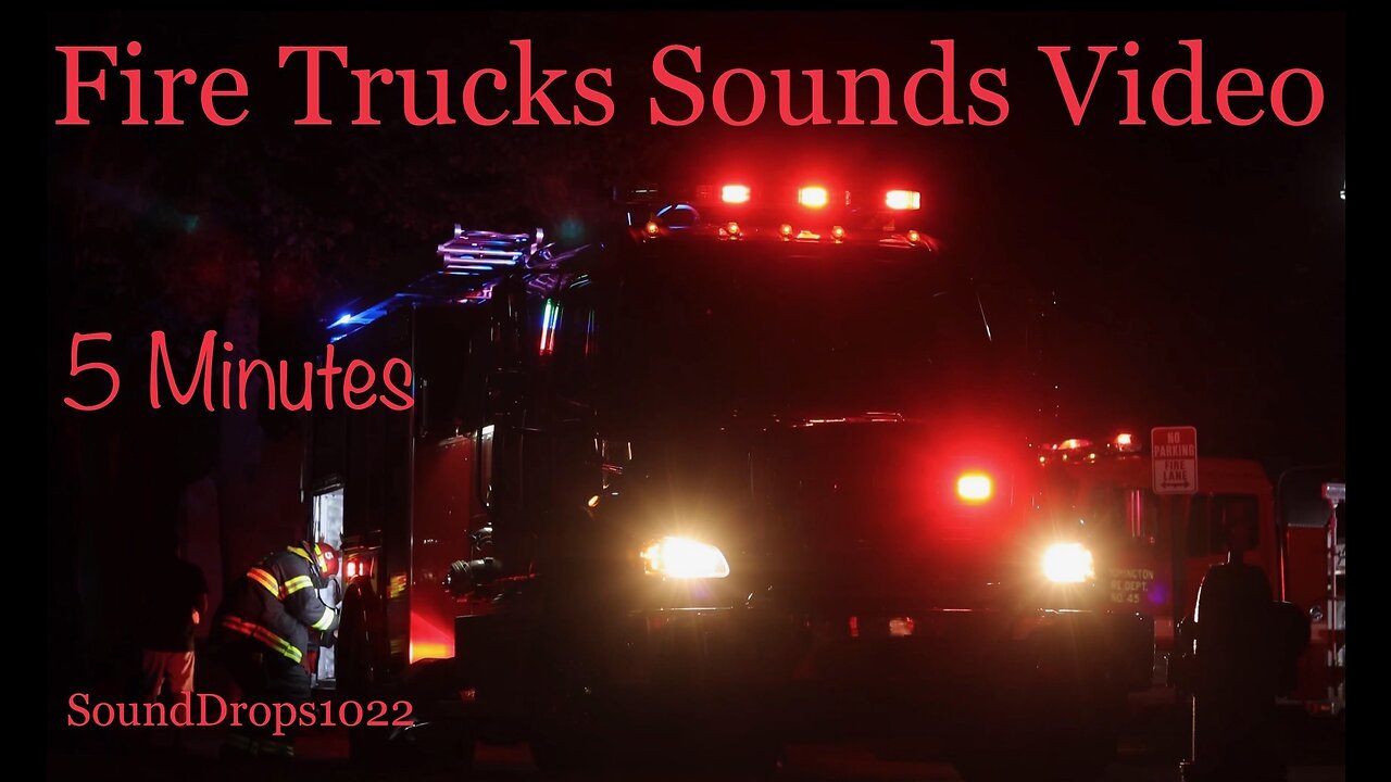 Answer The Call With 5 Minutes Of Fire Trucks Sounds Video