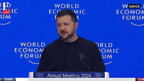 Zelensky at Davos WEF summit: Putin is a "predator"