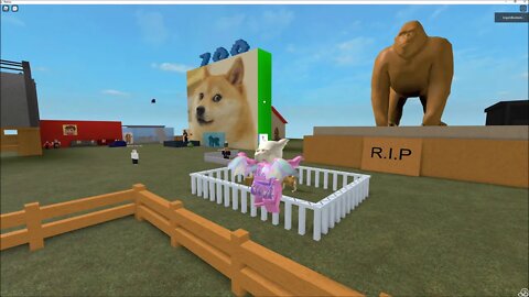 Zoo Of Memes By saab235 - RIP Harambe! - Roblox Gameplay - Blox n Stuff