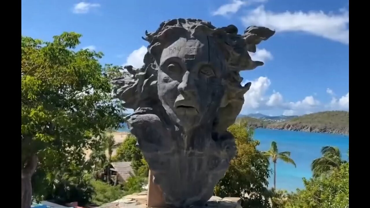 Occult imagery on Epstein Island