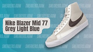 Nike Blazer Mid 77 Grey Light Blue (W) - DH3862-001 - @SneakersADM