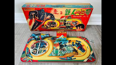 Unbelievably Scarce!! Tetsujin Track Toy MIB!