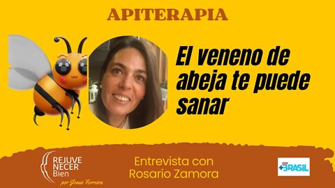 El veneno de abeja te puede sanar.