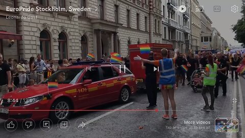 Sweden fireman : gay pride