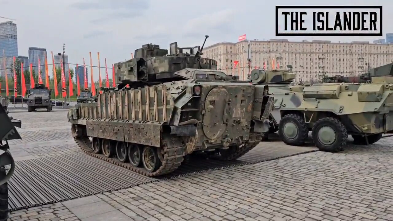 NATO Armour has finally reached Moscow...