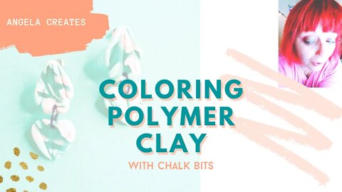 CAN I COLOR POLYMER CLAY WITH CHALK? MAKING PASTEL COLORED CLAY|