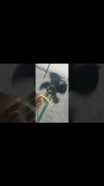 Watch That Very Bright and Fading LED Lights Powered by Fast Spinning Wind Turbine