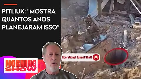 Imagens mostram túnel do Hamas de 55 metros sob maior hospital de Gaza; especialista comenta