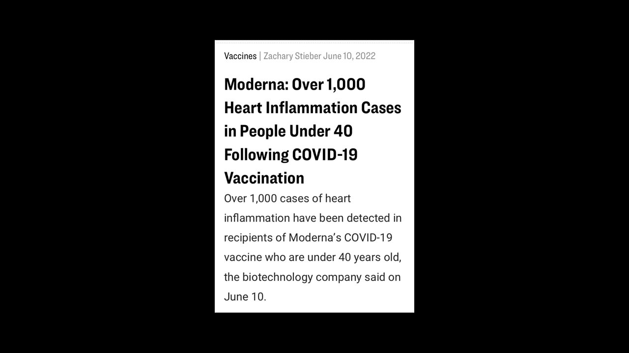 The Epoch Times - Over 1,000 heart inflammation cases