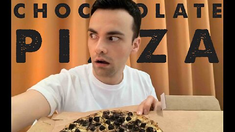 Trying a Chocolate Pizza