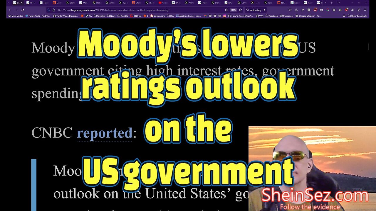 Major credit rating company lowers US government rating-SheinSez 349