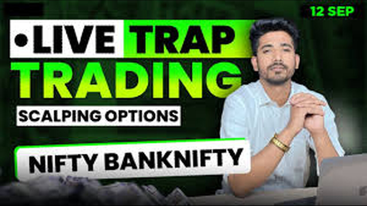 BANKNIFTY live trading on 5 October, market traps and fake breakout session.