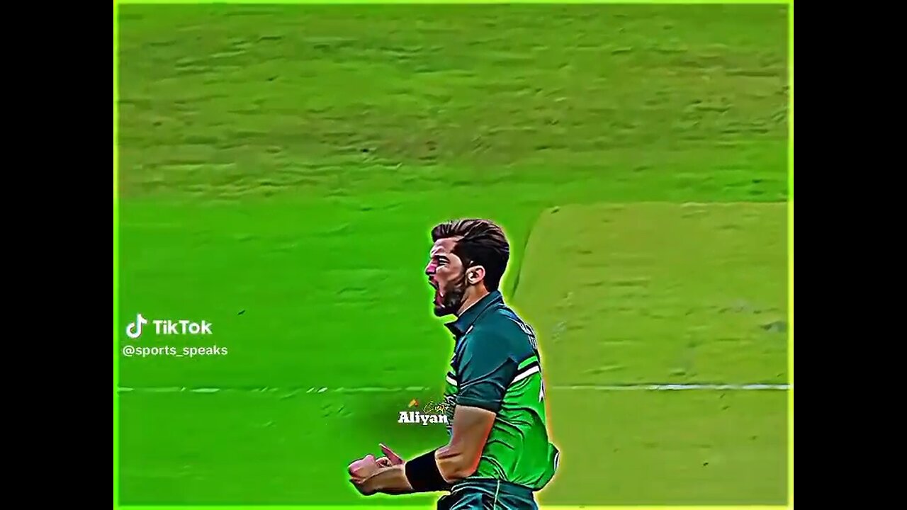 Shaheen afridi bowling slomo against india