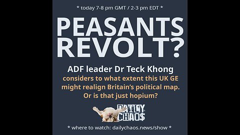 PEASANTS REVOLT? ~ Daily Chaos