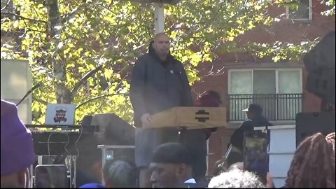 Crowd Has NO Clue What Fetterman Is Saying
