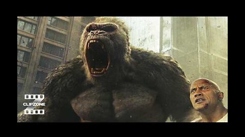 Rampage movie of a large monkey