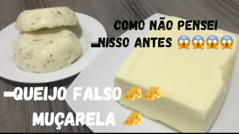 QUEIJO MUÇARELA FALSO DELICIOSO - Faça em Casa - Faça e venda - Não passe aperto na Quarentena