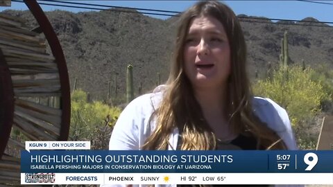 Tucson native UofA student on track to graduation and environmental education