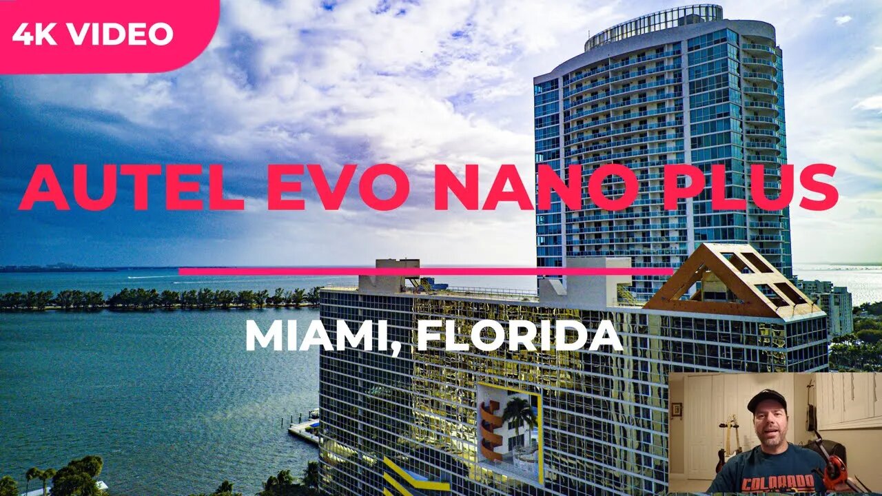 Autel EVO Nano Plus Drone | High Wind | Miami Florida 4K #autelevonano