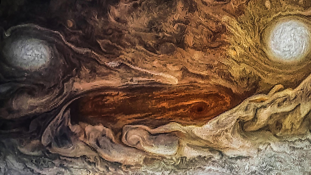 Monstrous face on Jupiter captured by Juno space probe